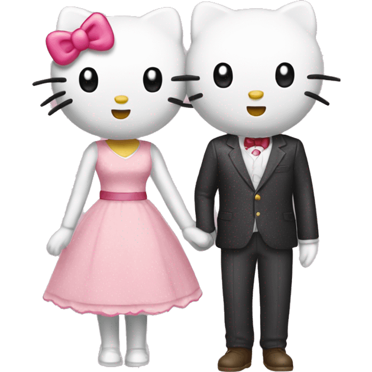 hello kitty couple  emoji