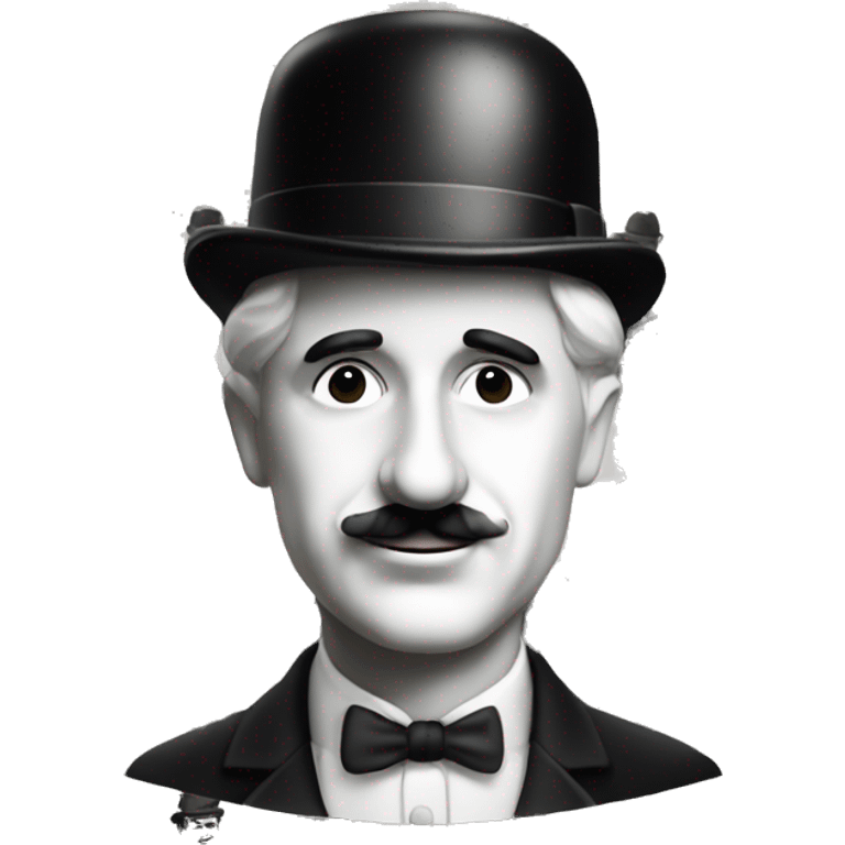 Charlie chaplin mit Stock und Hut emoji