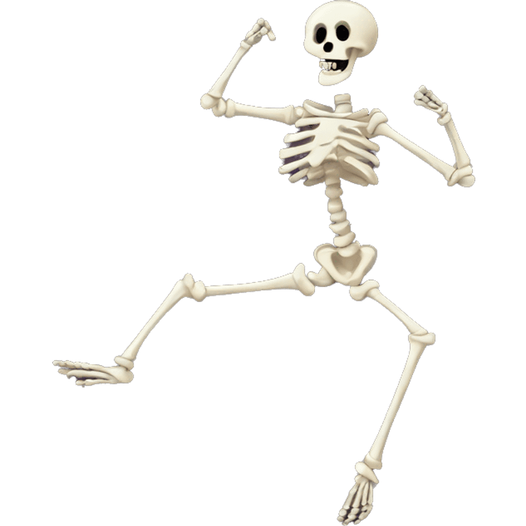 Dancing skeleton  emoji