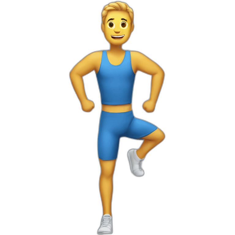 stretch man emoji