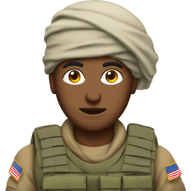 Army soldier in turban emoji