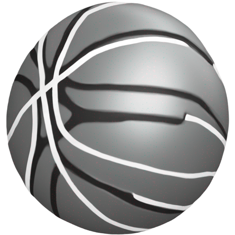 basket ball with white outline emoji