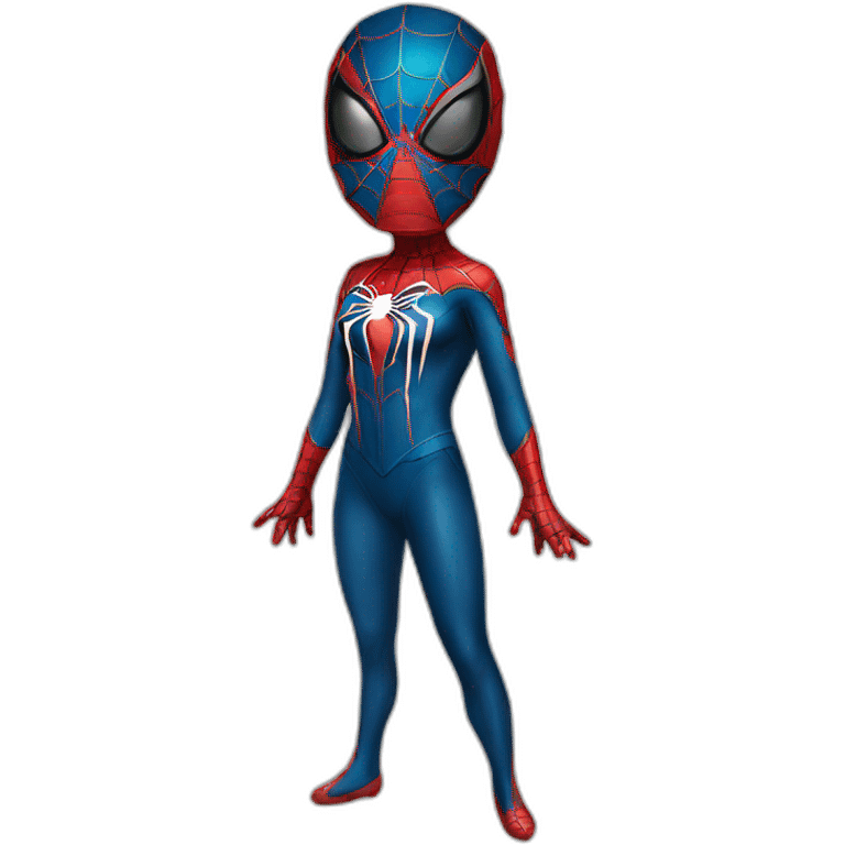 spiderman femme costume emoji