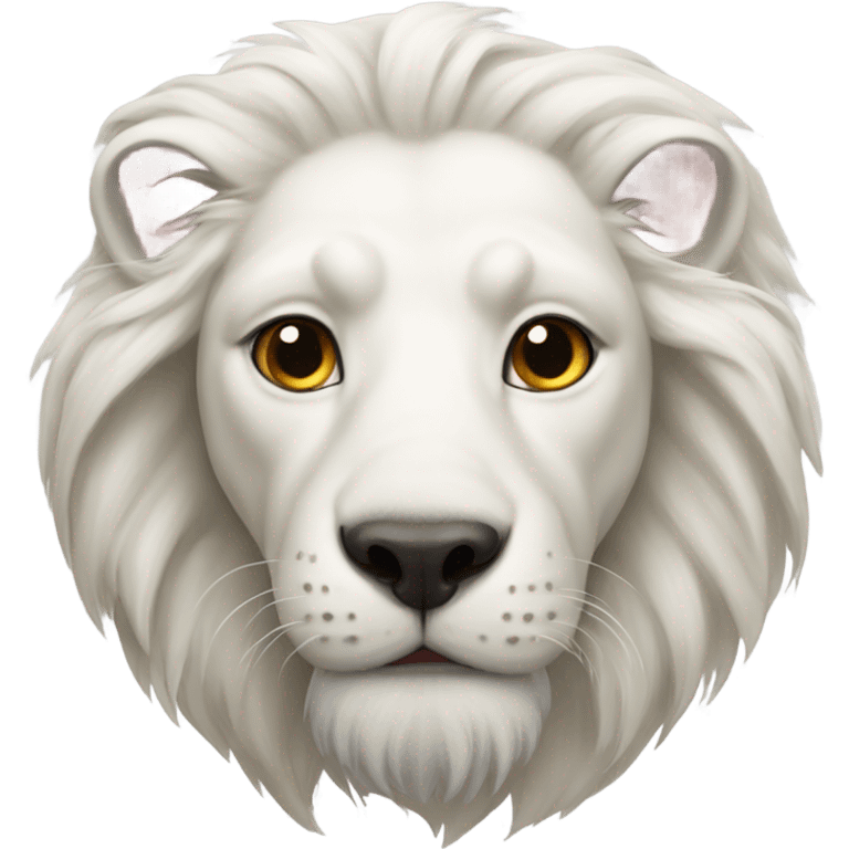 White Lion-hound emoji