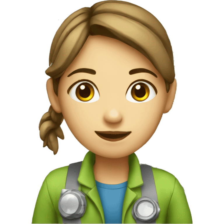 Environmental science engineer girl emoji