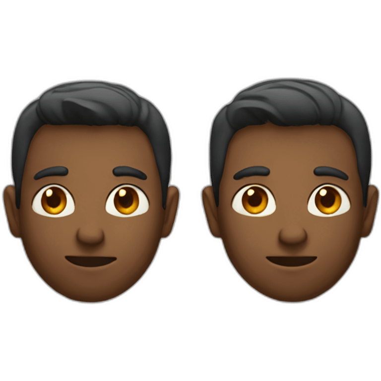 two developpers faces emoji