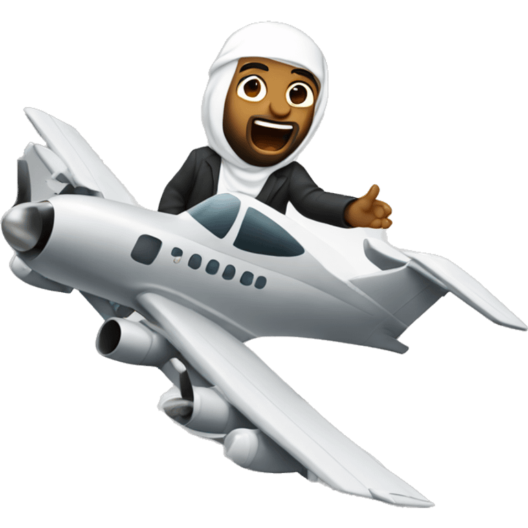 Muslim crashing a plane emoji