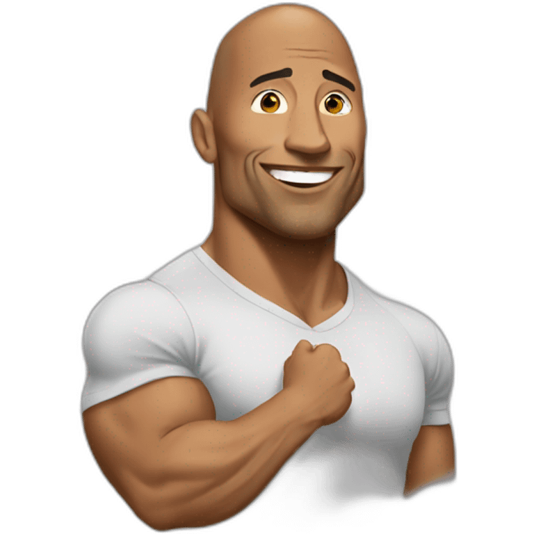 the rock birthday  emoji