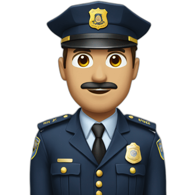 Hámster policía emoji