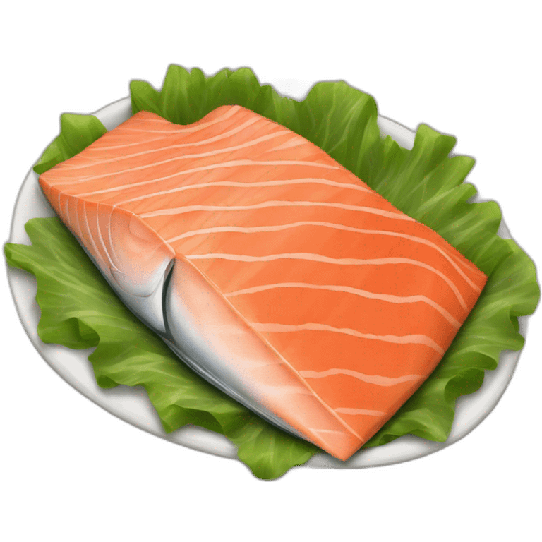 smocked salmon emoji