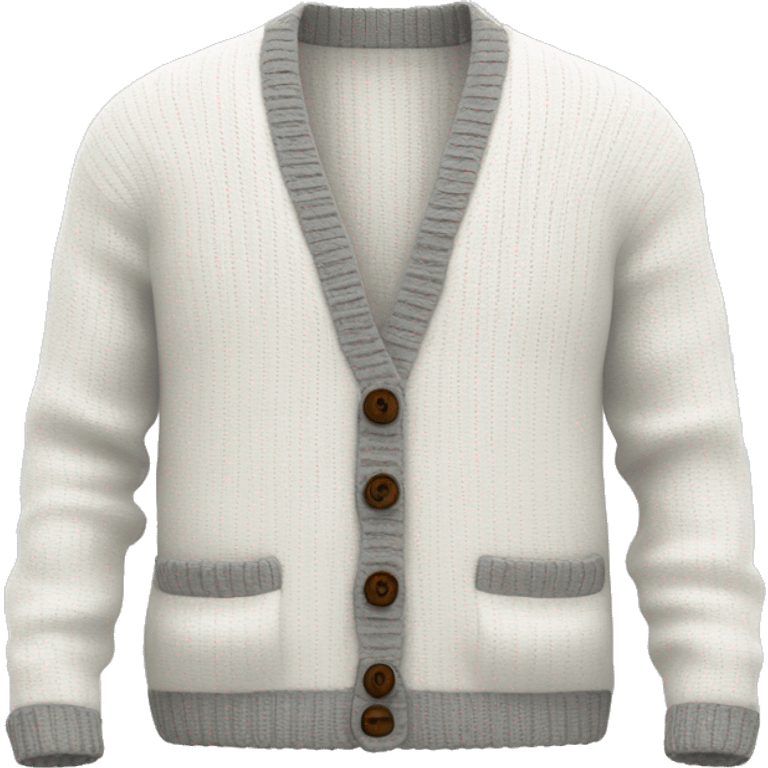 cardigan white  emoji