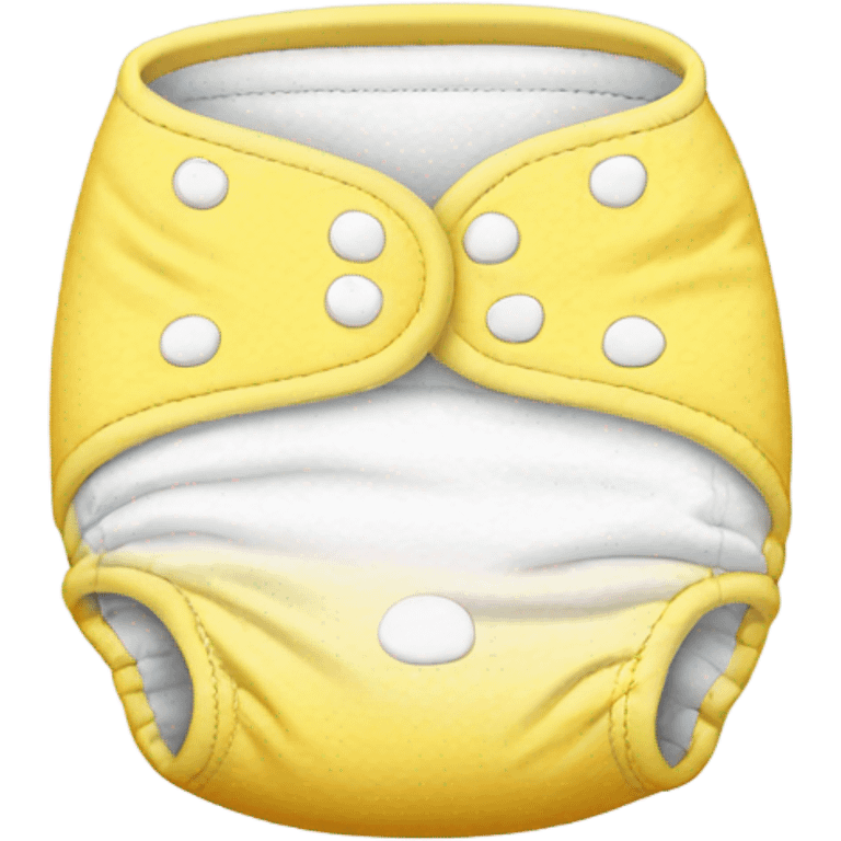 Diaper yellow spot puffy emoji