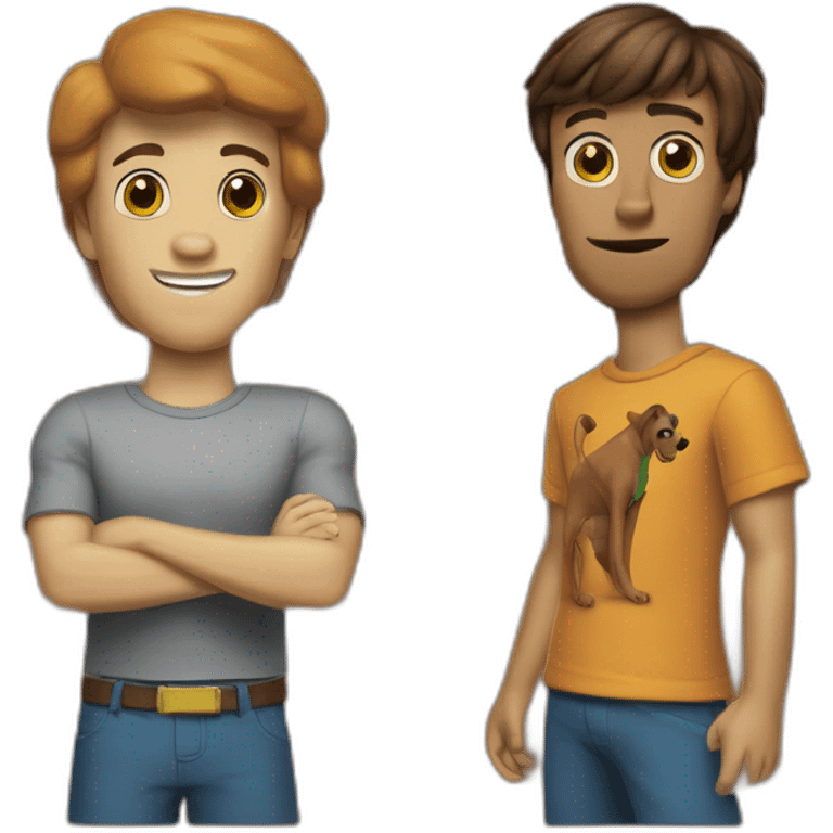 Scooby-doo et samy peur emoji