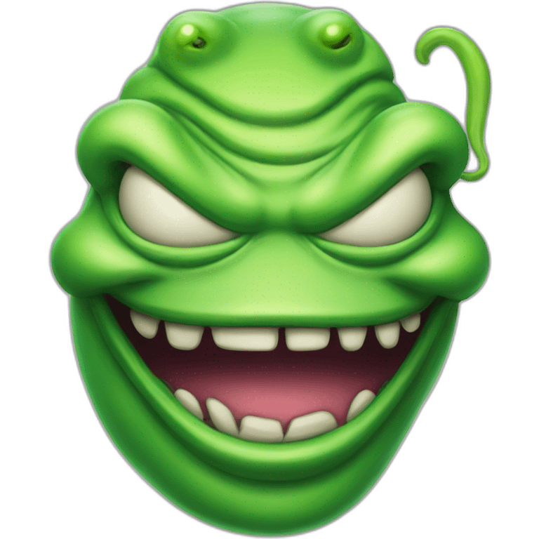 Slimer ghostbusters emoji