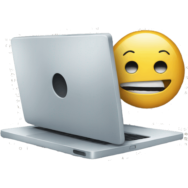 code software bug with laptop emoji