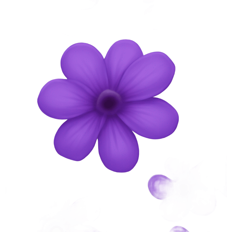 purple flower emoji