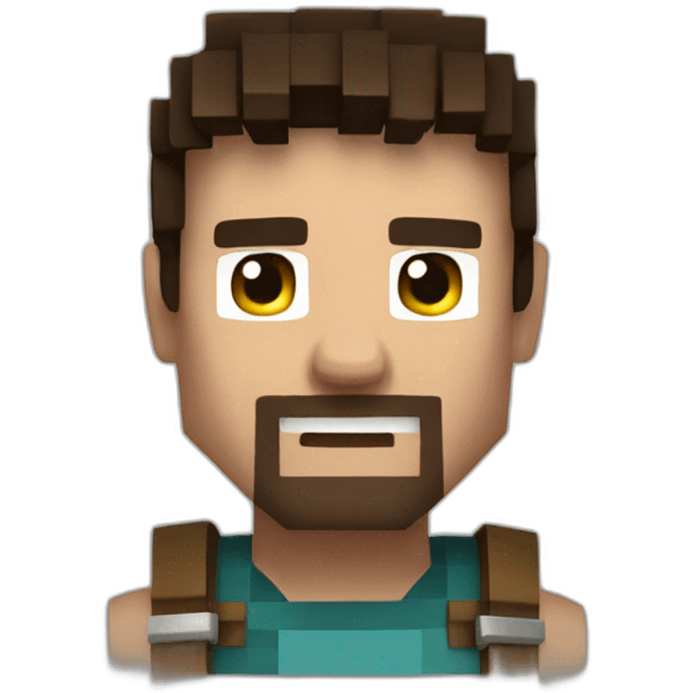 Steve from Minecraft emoji