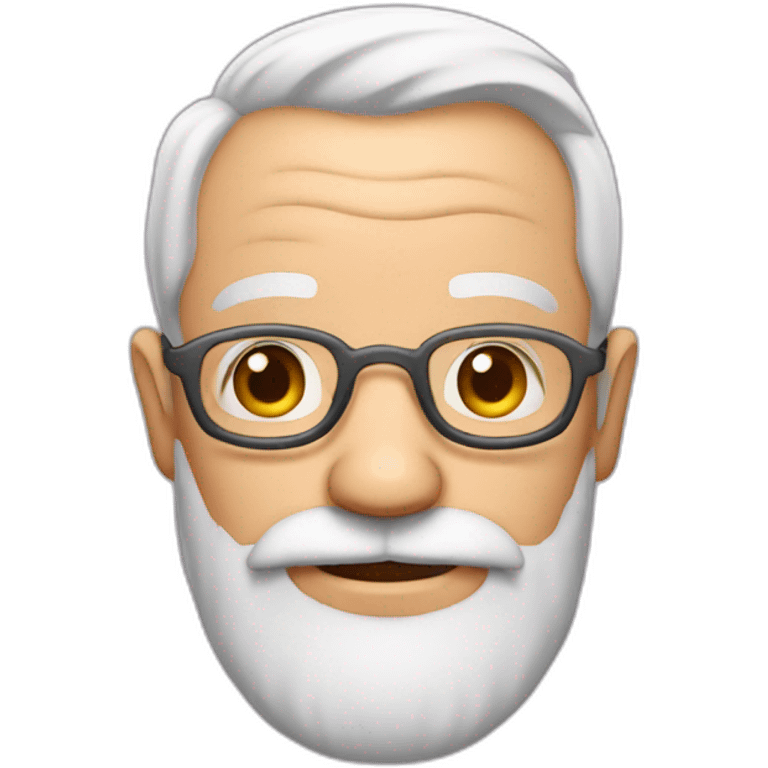 grandpa with a pink beard emoji