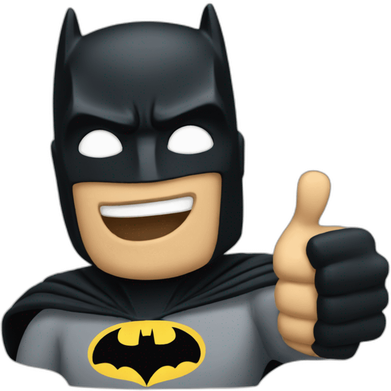 Batman thumb up emoji