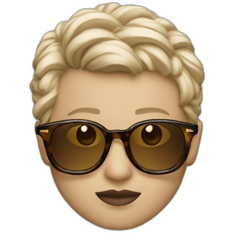 emoji with gucci glasses emoji