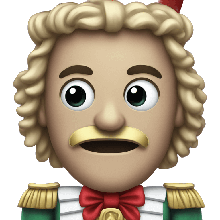 Evil nutcracker emoji