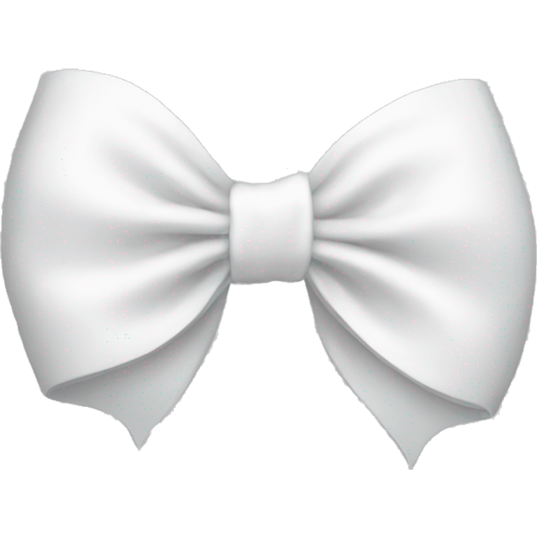 White bow emoji