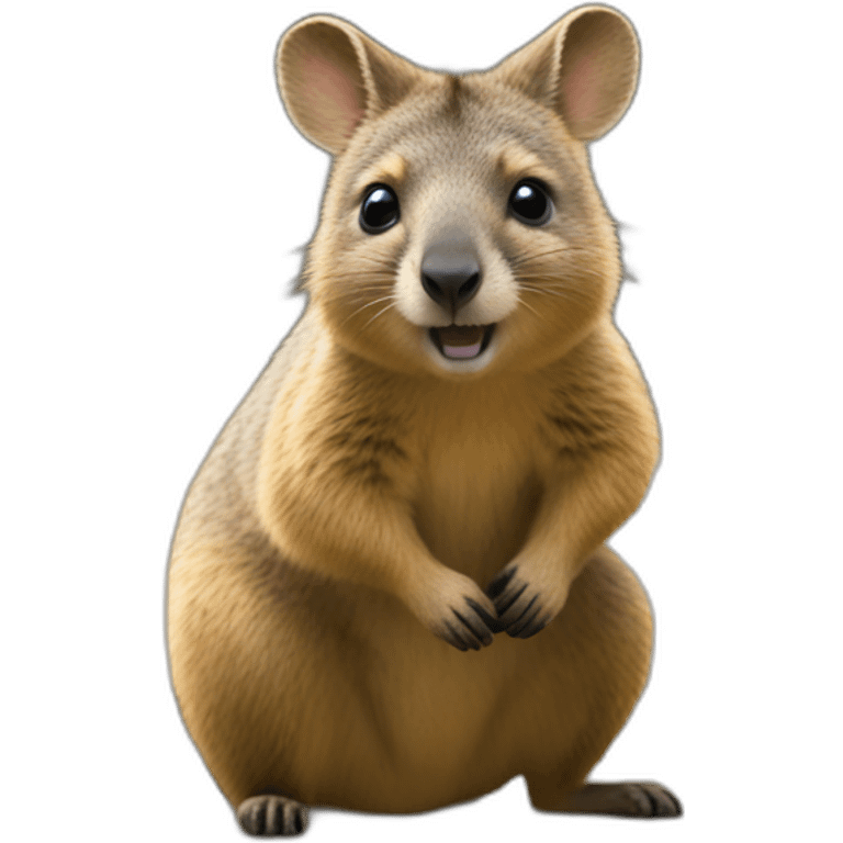 quokka wallaby train emoji