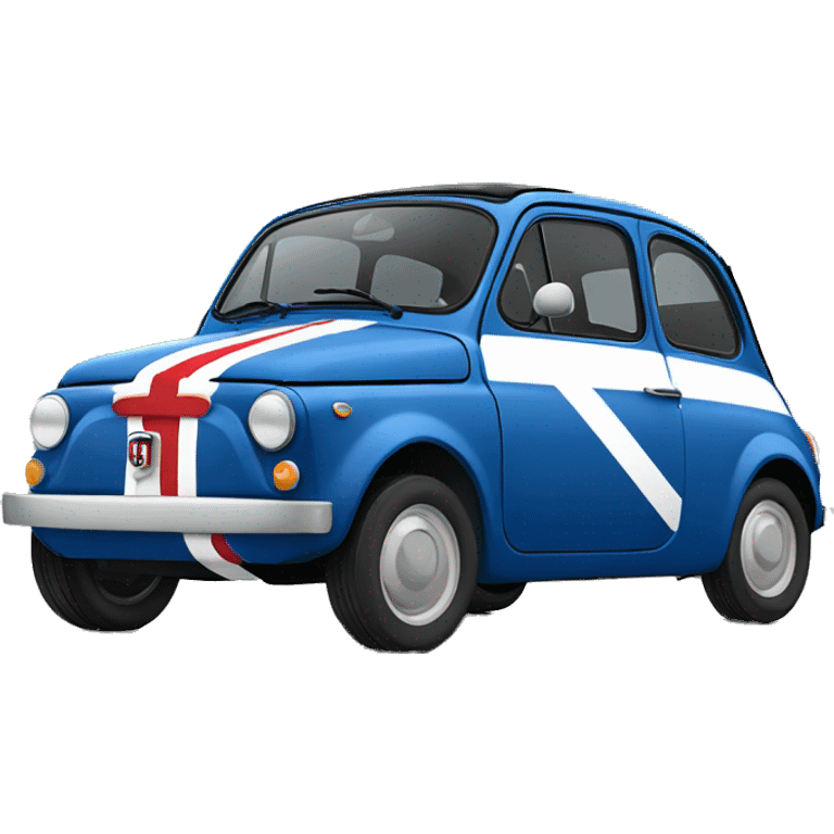 fiat 500 scottish flag emoji