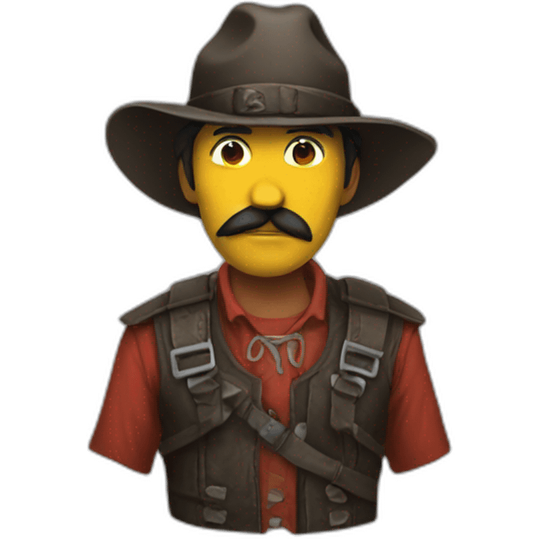 Original bandit saleté emoji