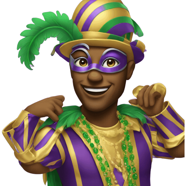 Mardi Gras emoji