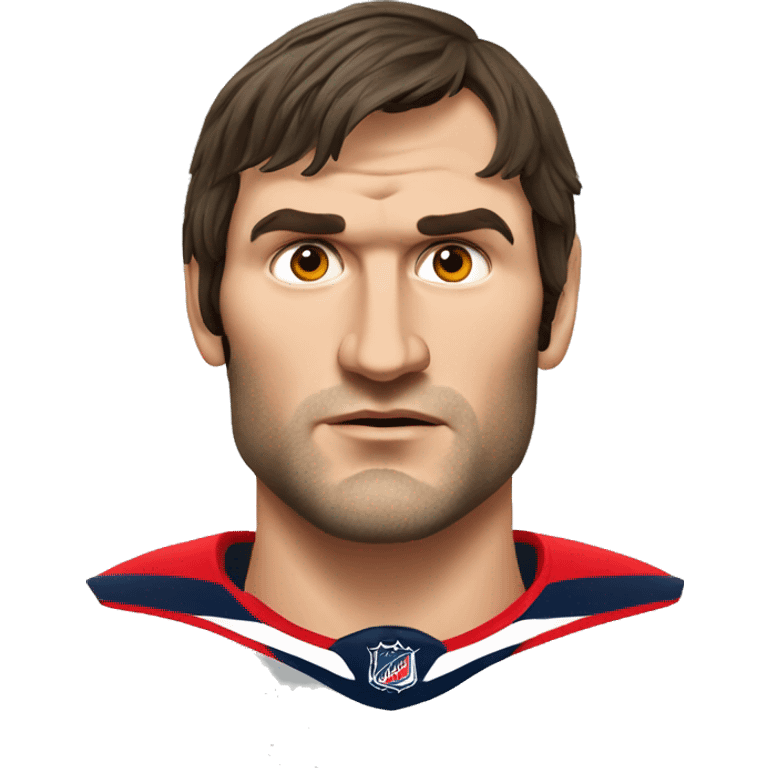 Alexander Ovechkin Realistic seriously face emoji