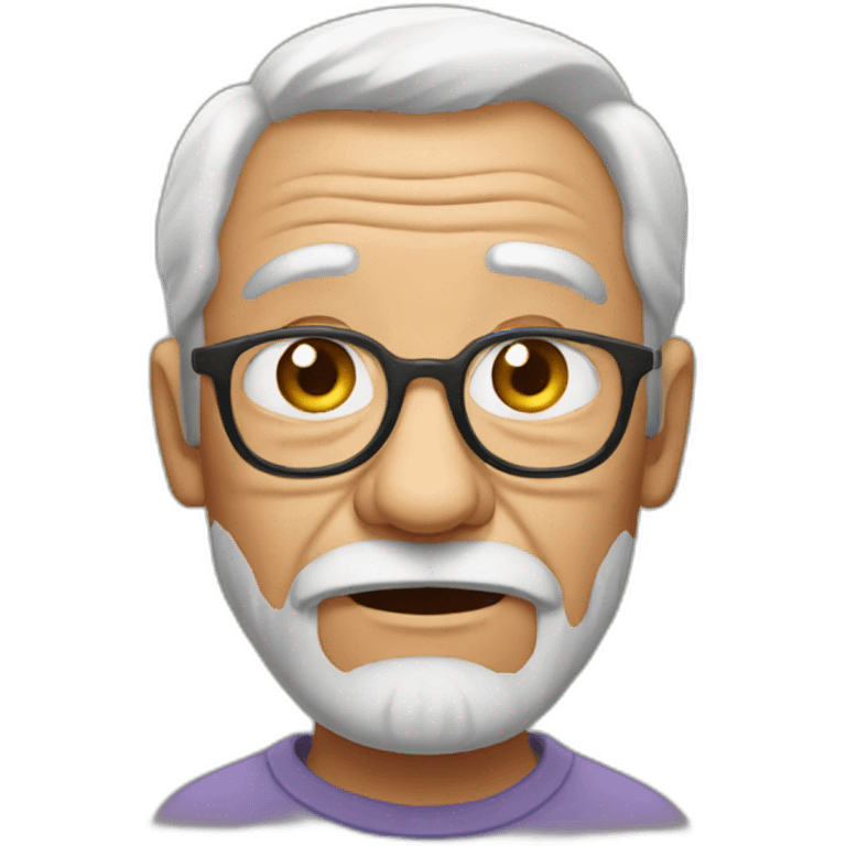 Ugly grandpa emoji