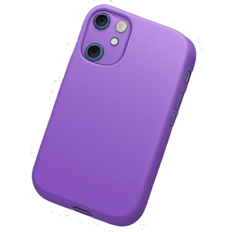 iPhone 13 purple cover emoji