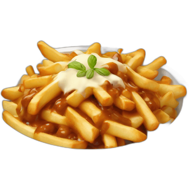 Poutine qui mange emoji