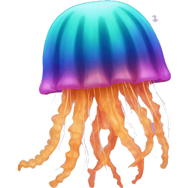 Multiple colors jellyfish  emoji