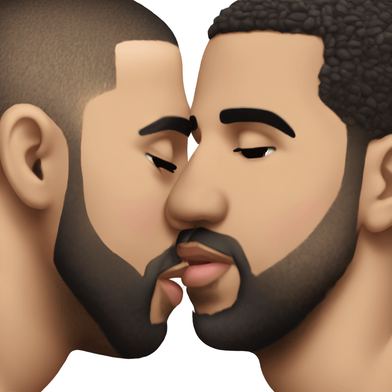 drake kissing drake kissing drake kissing drake emoji