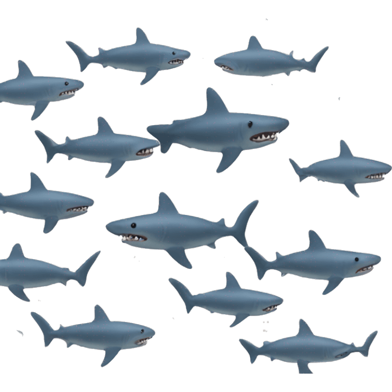 Sharks in the sky emoji