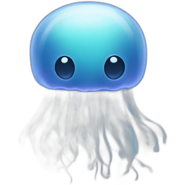 Ghostly jellyfish emoji