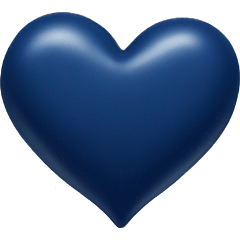 navy blue heart emoji