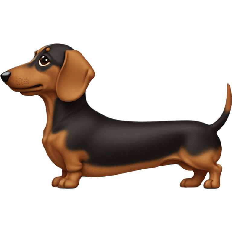 Wiener dog from the side  emoji