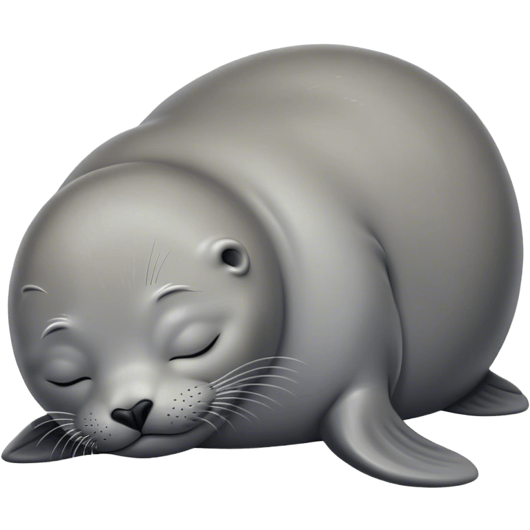 Sleeping seal emoji