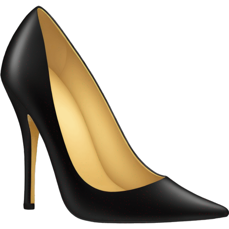 Black high heel shoe emoji