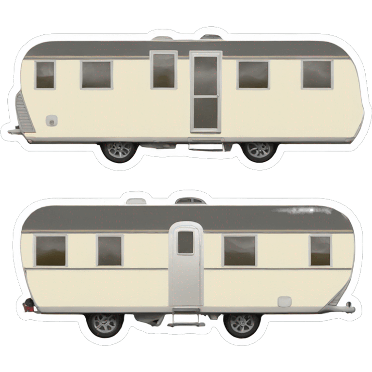 Static caravan emoji