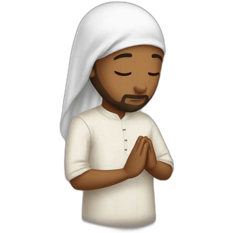 muslim who prays emoji