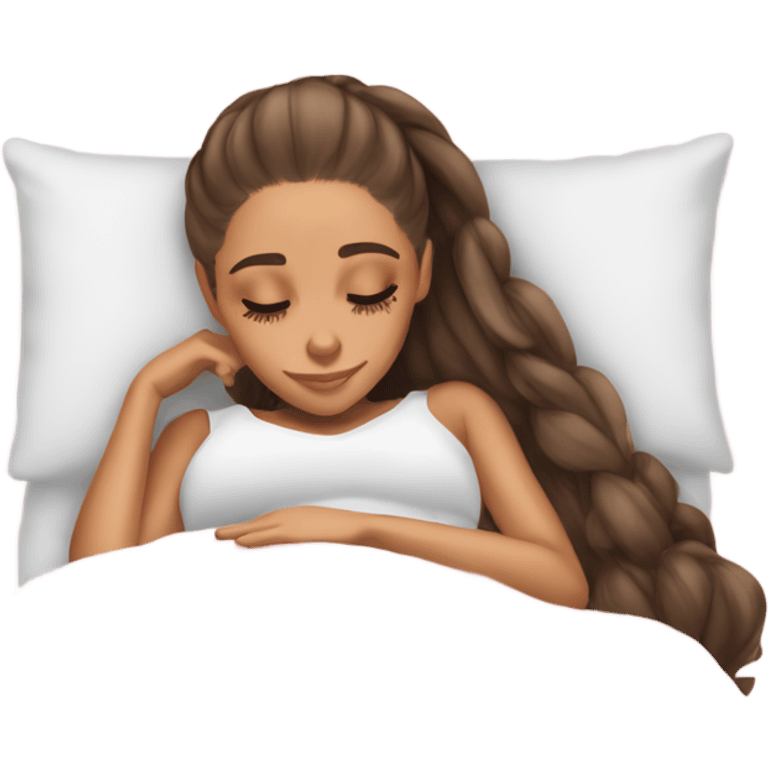 Ariana Grande sleeping emoji