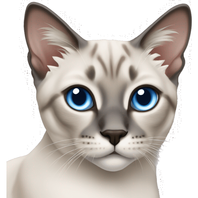 Blue lynx point Siamese cat emoji