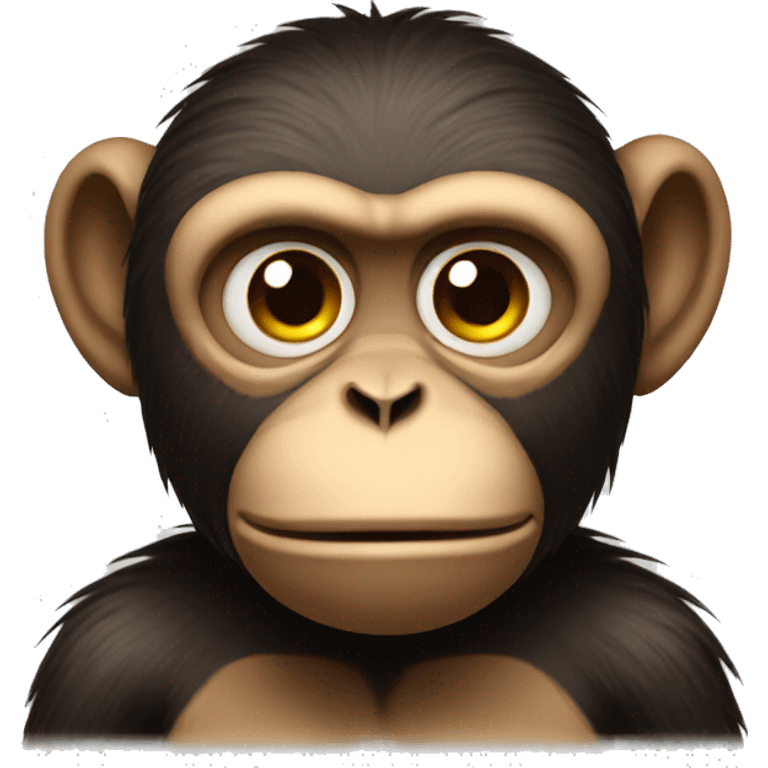 Apple's emoji monkey: sad  emoji