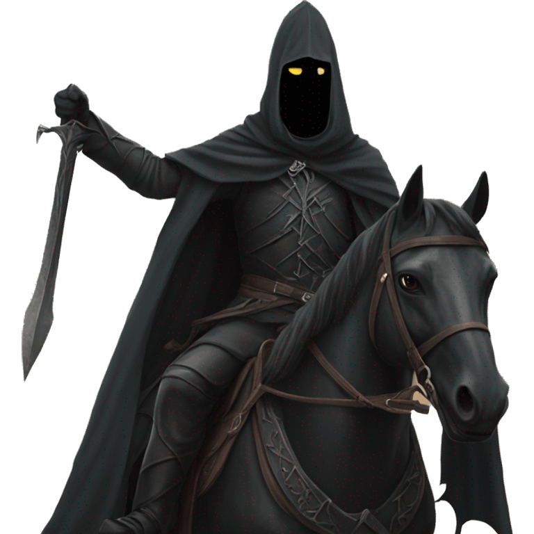 Nazgul montado en caballo emoji