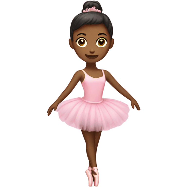 Ballerina with pink tutu emoji