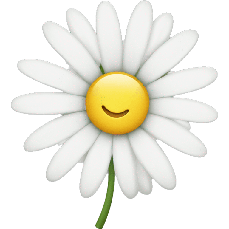 white daisy flower emoji